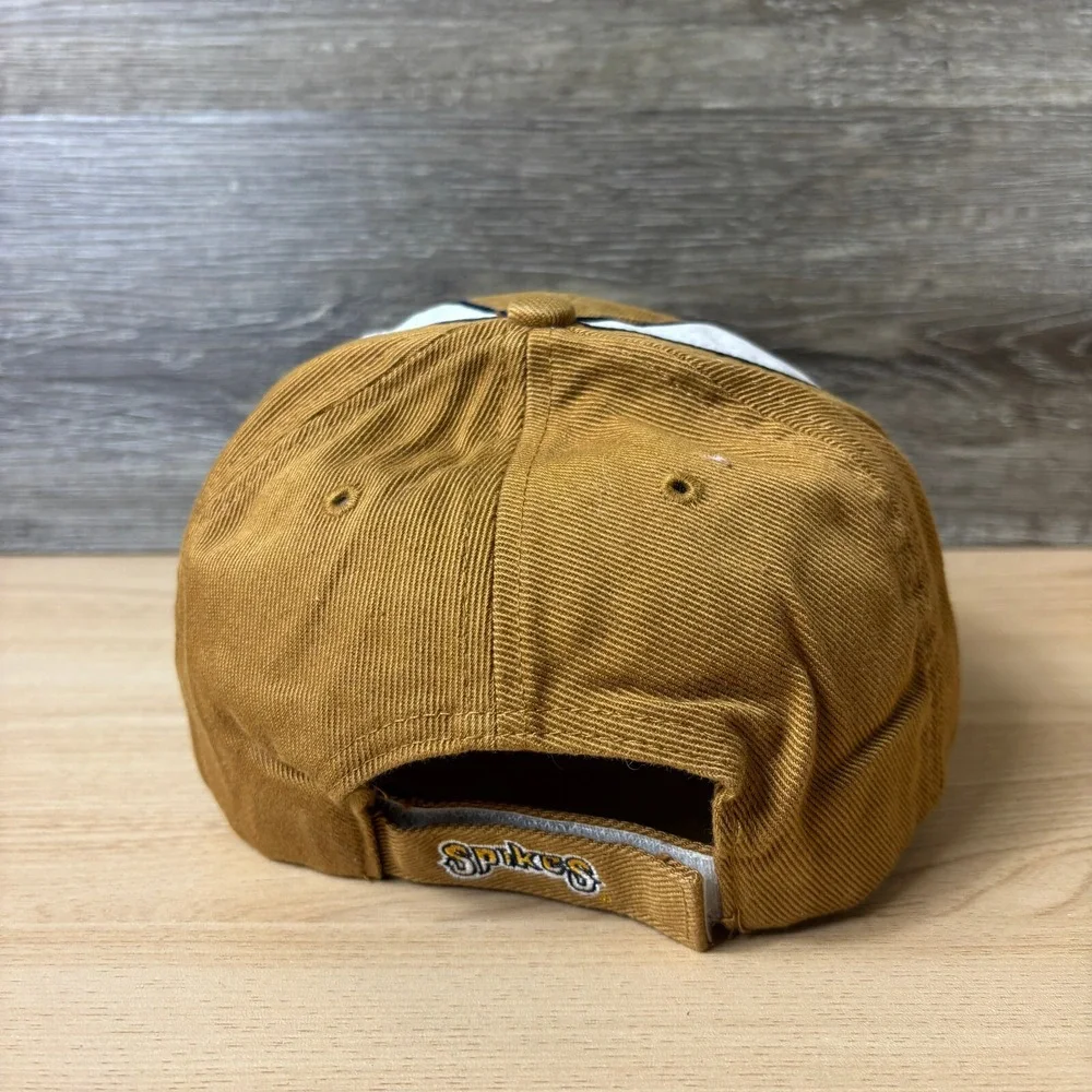 State College Spikes Hat Cap Strap Back Brown‎ MiLB Baseball Adjustable